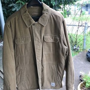Eddie Bauer corduroy fleece lined jacket M